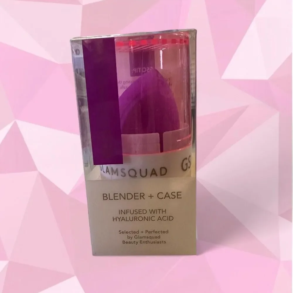 Glamsquad Pink and Purple Hyaluronic Acid Beauty Blender